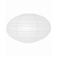 16" Paper Lantern White Saturn Design 